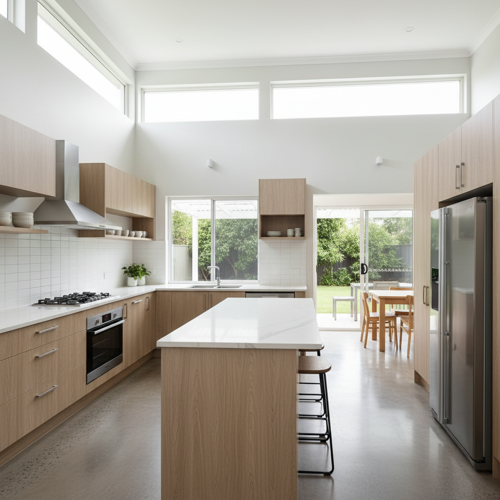 洗菜槽和灶台分开一些,