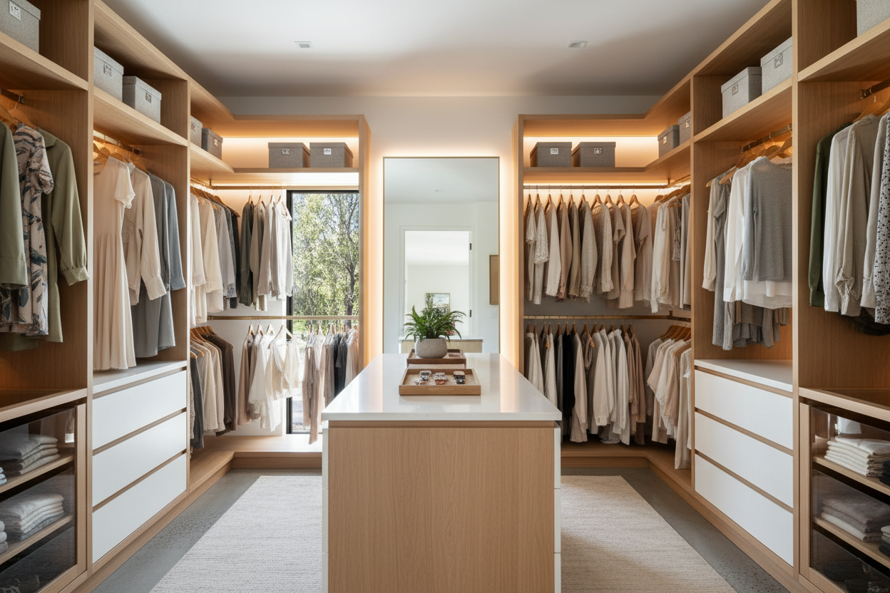 澳洲walk-in wardrobe